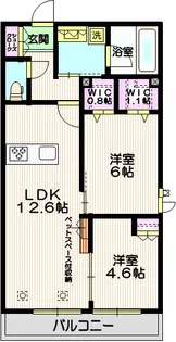 Maison M【2階】の間取り