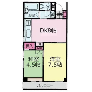 イーストコープ【1階】の間取り