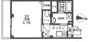 アリスタ【2階】の間取り