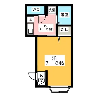 ネオ・グラン・バンブー【1階】の間取り