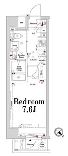 アクサス大井町【4階】の間取り
