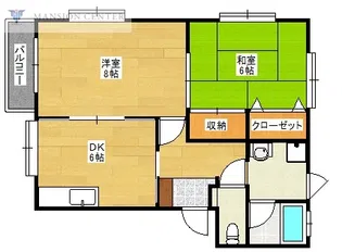 ハイランド白銀C【1階】の間取り