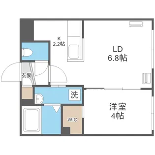 PREMIST福住【4階】の間取り