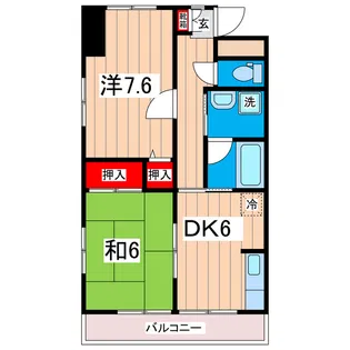 ベルメゾンひたち【3階】の間取り