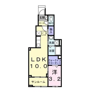こっこ梅屋敷【1階】の間取り