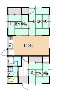 岡山県岡山市中区平井【一戸建】の間取り