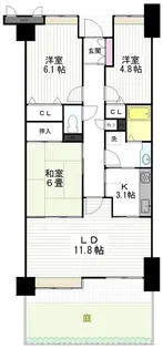 ダイアパレスアポロシティ21高砂参番館【1階】の間取り