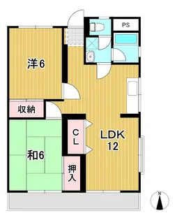 ドリームハイツ【1階】の間取り