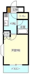 ロイヤル山口III【4階】の間取り