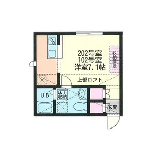 プリマアプリコット参番館【2階】の間取り