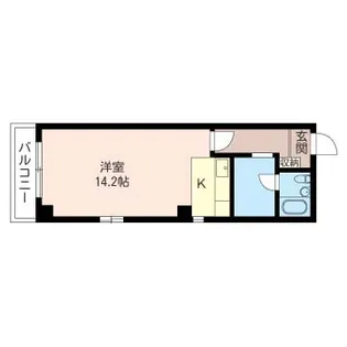 浜松町三電舎ビル(住居OK事務所OK)【7階】の間取り