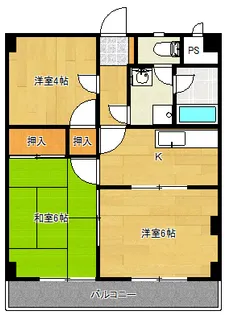 第二小徳ビル【4階】の間取り