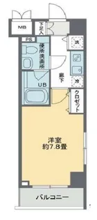 S-FORT船橋本町【6階】の間取り