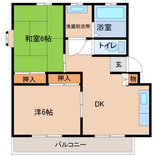 静岡県駿東郡清水町伏見【マンション】の間取り