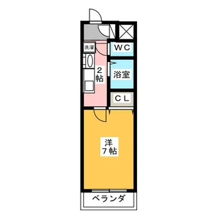 サニーコート II【4階】の間取り