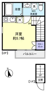 ベレガンス八千代台【2階】の間取り