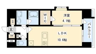 LA GRACE SENBAYASHI【5階】の間取り