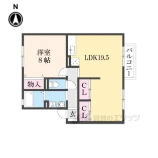グリーンガーデン壱番館【2階】の間取り
