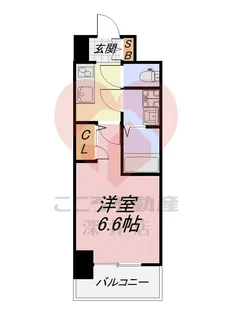 S-RESIDENCE堺浜寺broad【4階】の間取り