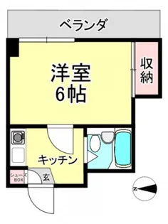 リーベ平成【4階】の間取り