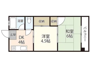 平野ビル【6階】の間取り