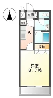 グレイシャス【2階】の間取り