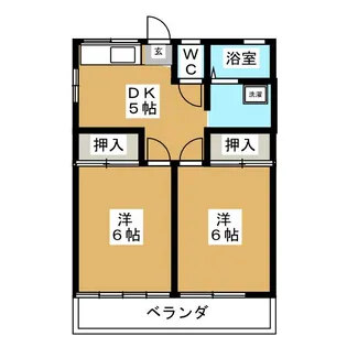 グリーンパル【2階】の間取り