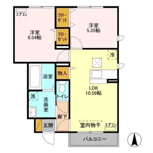 ソンケン【1階】の間取り