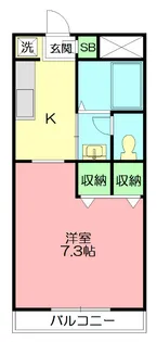 グランデュール【3階】の間取り