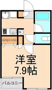 パラシオ北綾瀬【1階】の間取り