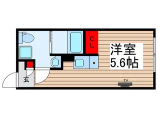 アンドレジデンス竹ノ塚【1階】の間取り