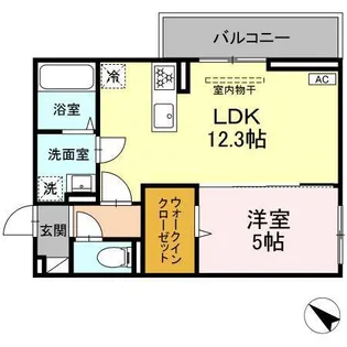 トリシア【2階】の間取り
