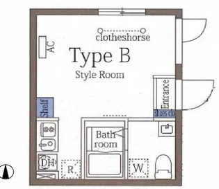 フェリーチェ三ノ輪【1階】の間取り