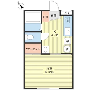 ヴィラージュMASHIKO【1階】の間取り