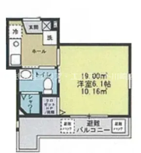 神奈川県横浜市鶴見区仲通2【アパート】の間取り
