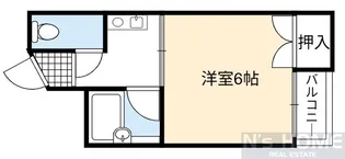 グリーンブリッジB棟【4階】の間取り