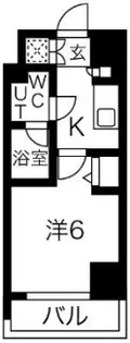 スパシエロッサ横浜吉野町【5階】の間取り