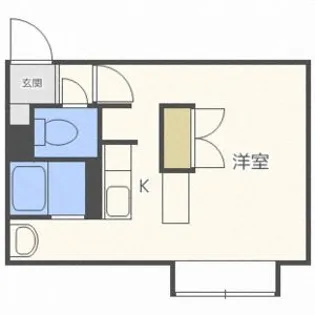 アルファアパル澄川【4階】の間取り