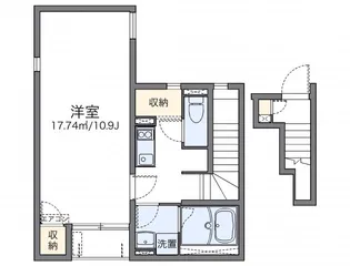 レオネクストエスペランサ【2階】の間取り