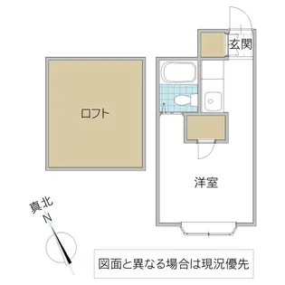 クレスト【1階】の間取り