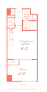 Villa Blanche【3階】の間取り