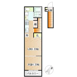 Le ciel(ル・シエル)【2階】の間取り