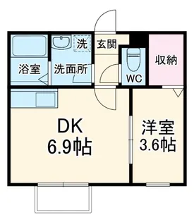リーフ【1階】の間取り