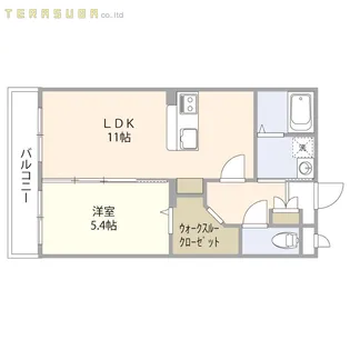 Maison Catelle【2階】の間取り