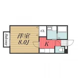 千葉県千葉市中央区椿森6【アパート】の間取り