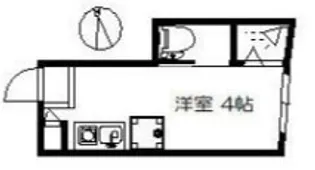 サークルハウス都立大学【1階】の間取り