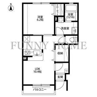 東京都目黒区緑が丘2【アパート】の間取り