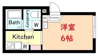 東京都大田区仲六郷4【アパート】の間取り