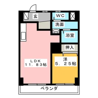 N&S【3階】の間取り