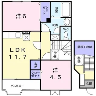 コータ・コートK【2階】の間取り